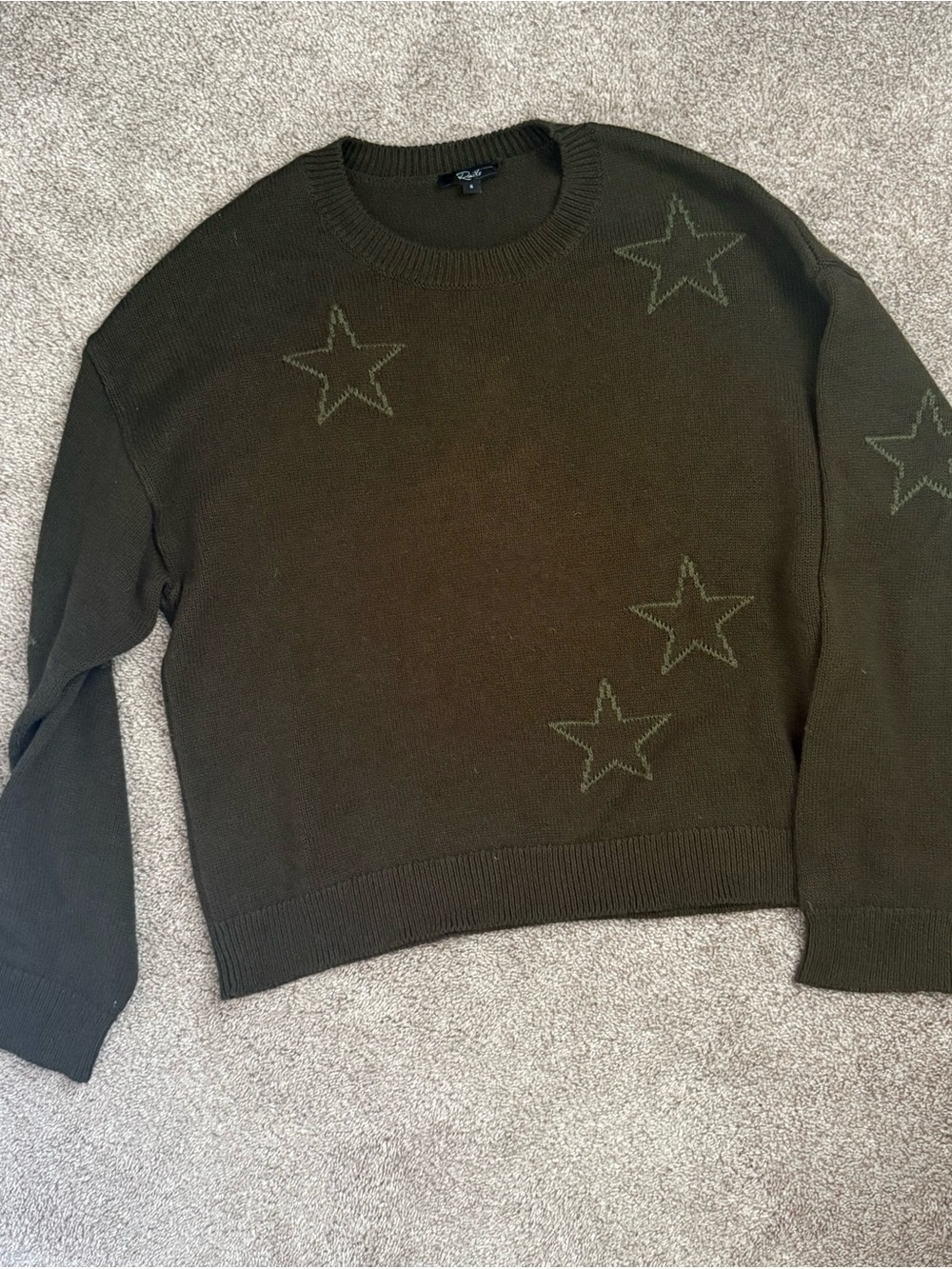 Rails Perci Olive Star Sweater